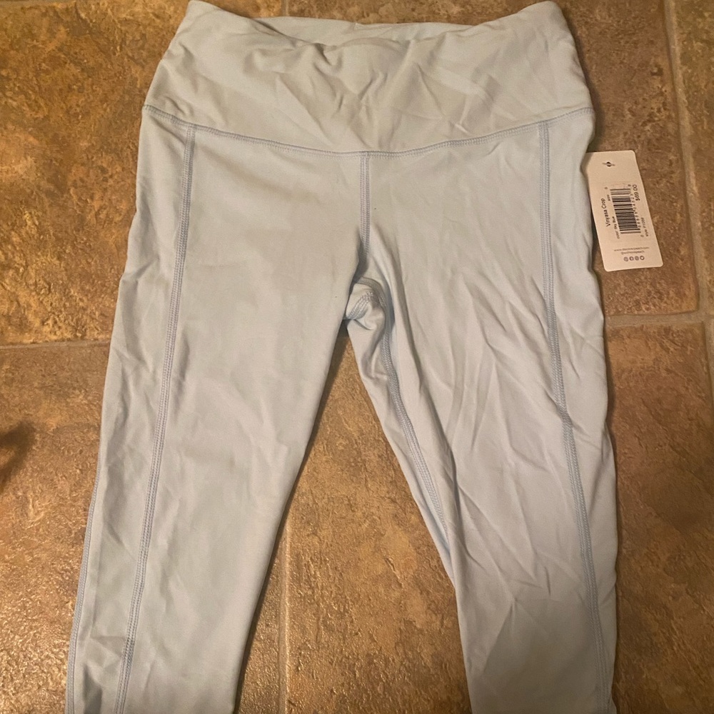 Light blue crop leggings NWT